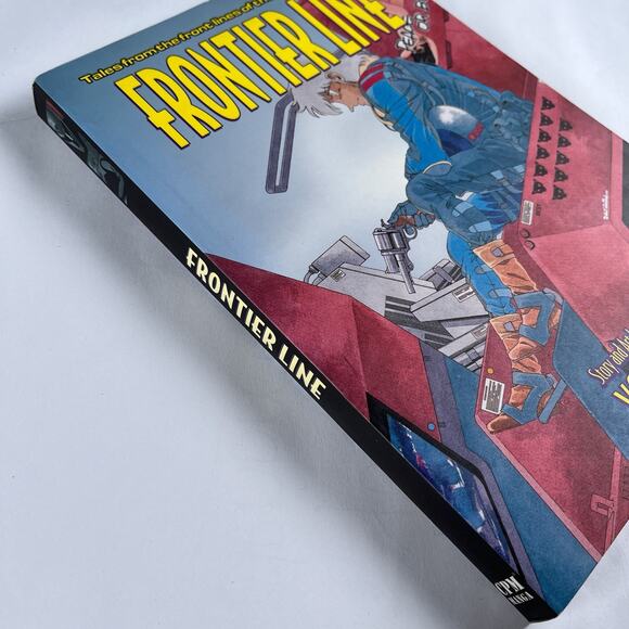 Frontier Line Manga TPB CPM Yoshihisa Tagami 2002 Mech War Tales Rare OOP HTF - Picture 2 of 7